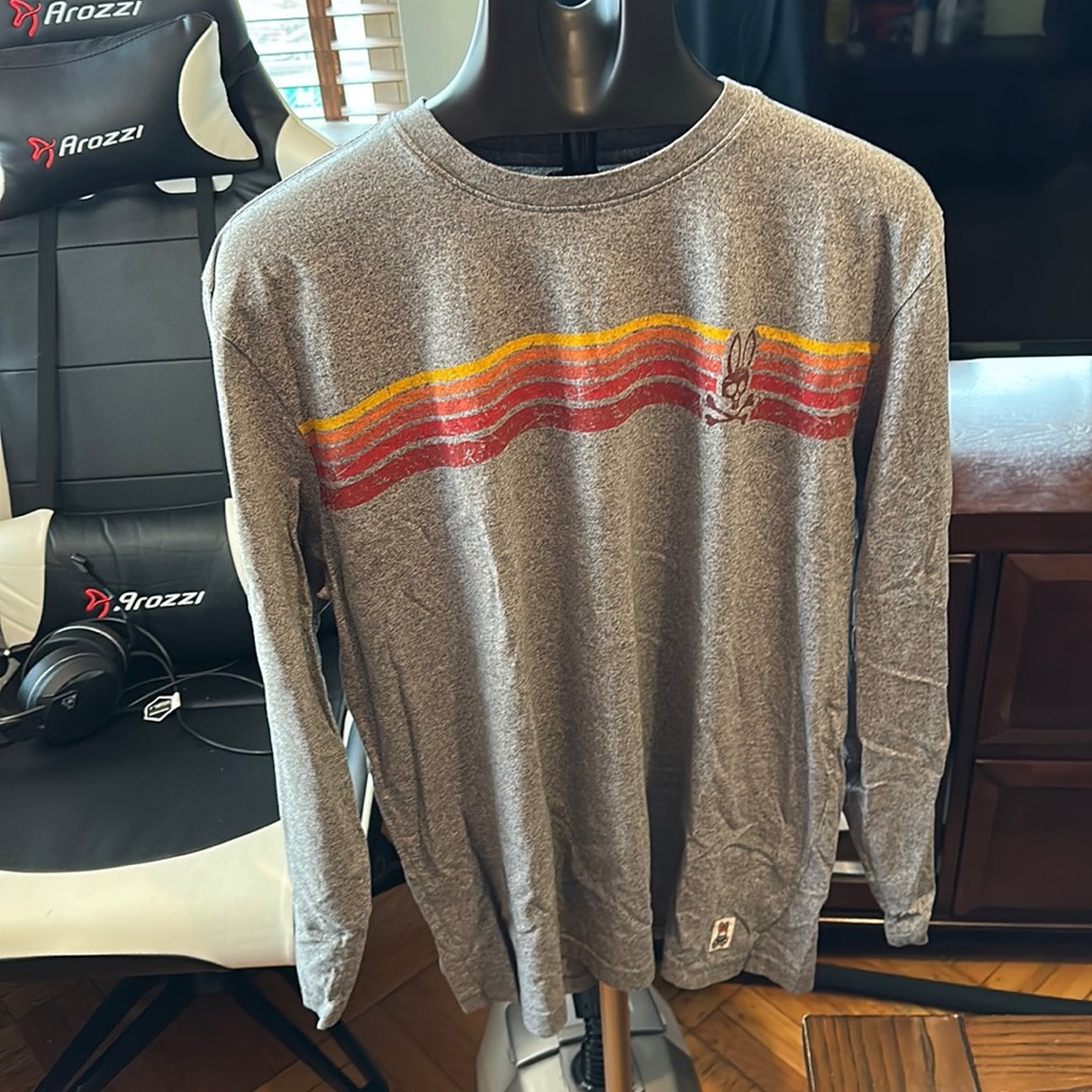 Psycho bunny long sleeve shirt lightly worn
